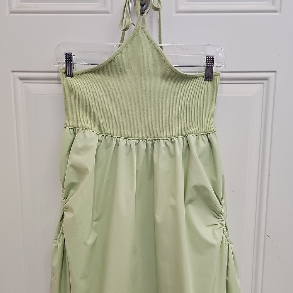Green, Halter, Dress, Unique, Summer, Party, Travel, Vacation, Birthday, Casual
